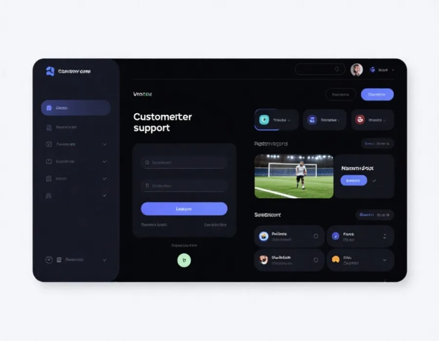 幫助中心與帳戶安全介面示意圖