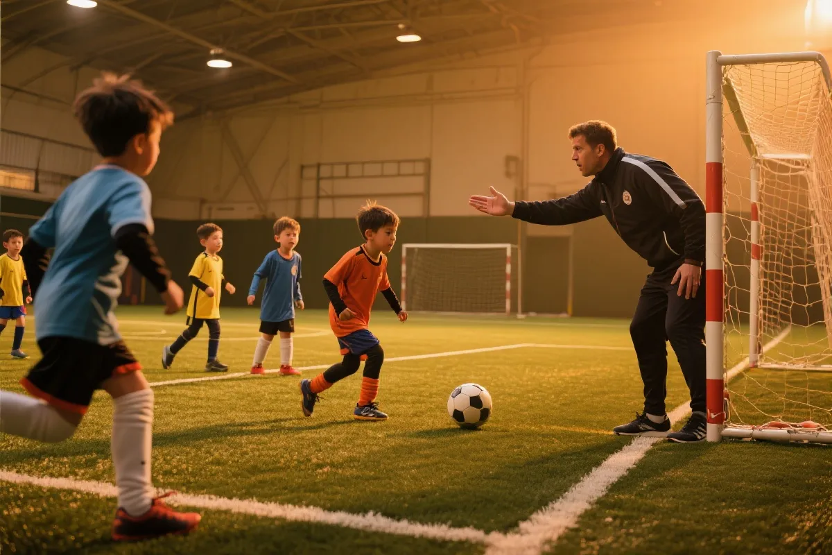 加拿大青训训练课：室内小场对抗与教练指导